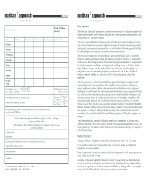 Client Employee Agreement