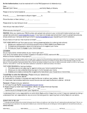Exclusive Right to Sell Contract