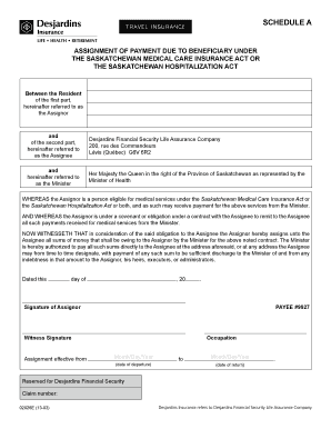 Assignment of Payment to Beneficiary