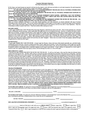 New Jersey Real Estate Relationship Disclosure