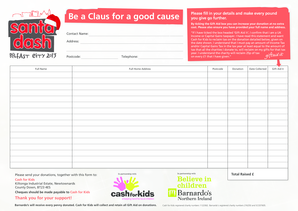 UK Gift Aid Donation Form