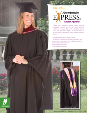 Academic Regalia Order Form