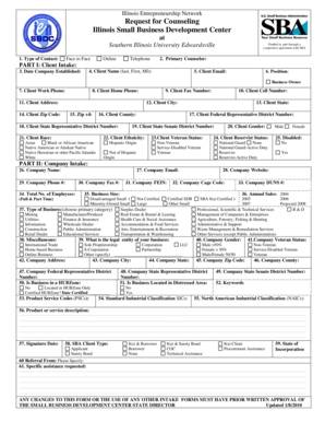 Illinois Request for Counseling Form