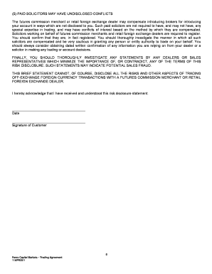 FXCM Client Agreement