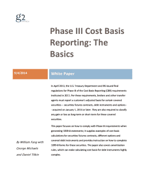 Phase III Cost Basis Reporting Guide