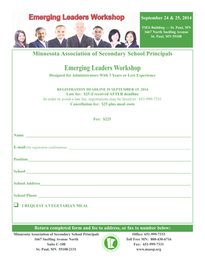 Emerging Leaders Workshop - massp