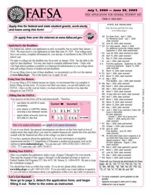 Free Application for Federal Student Aid