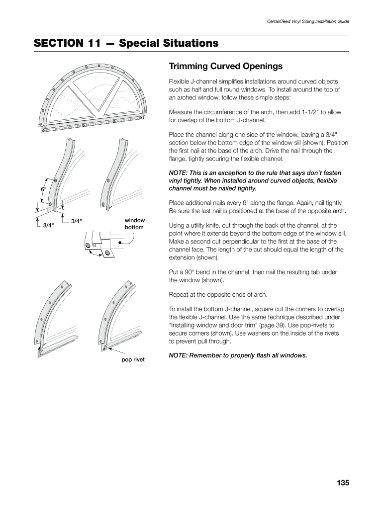 Fillable Online CertainTeed Vinyl Siding Installation Guide Fax Email