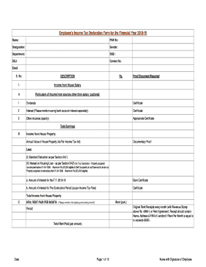 income tax declaration form Income Declaration Form - Fill Online, Printable, Fillable, Blank