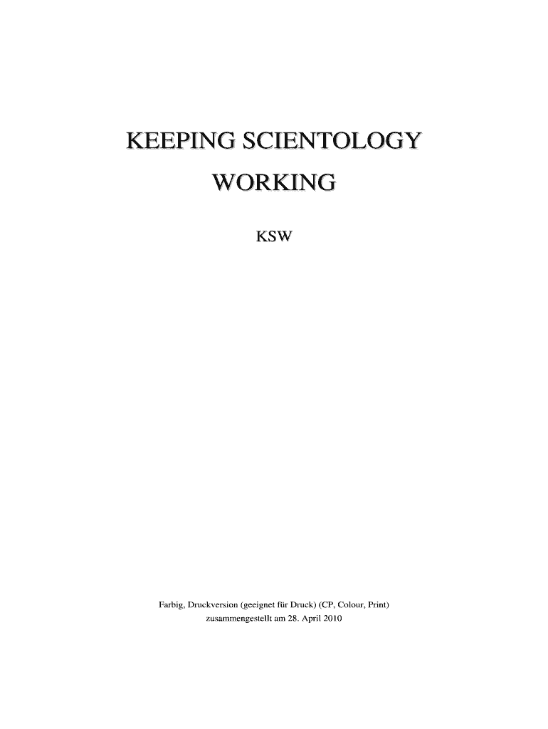Fillable Online KEEPING SCIENTOLOGY Fax Email Print - pdfFiller