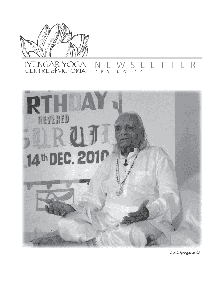 Fillable Online Iyengar at 92 Fax Email Print - pdfFiller