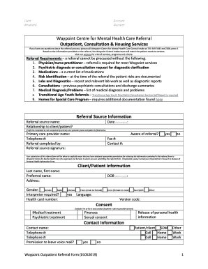 Outpatient Referral Form - Waypoint