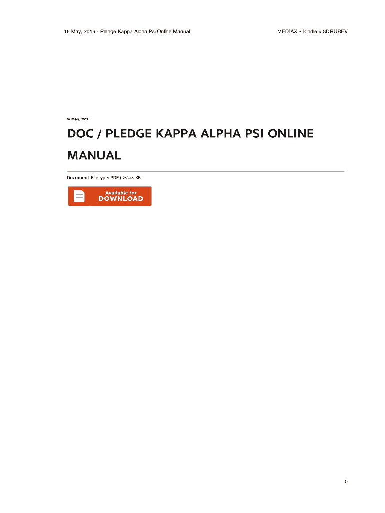 kappa alpha psi scroller manual pdf Preview on Page 1