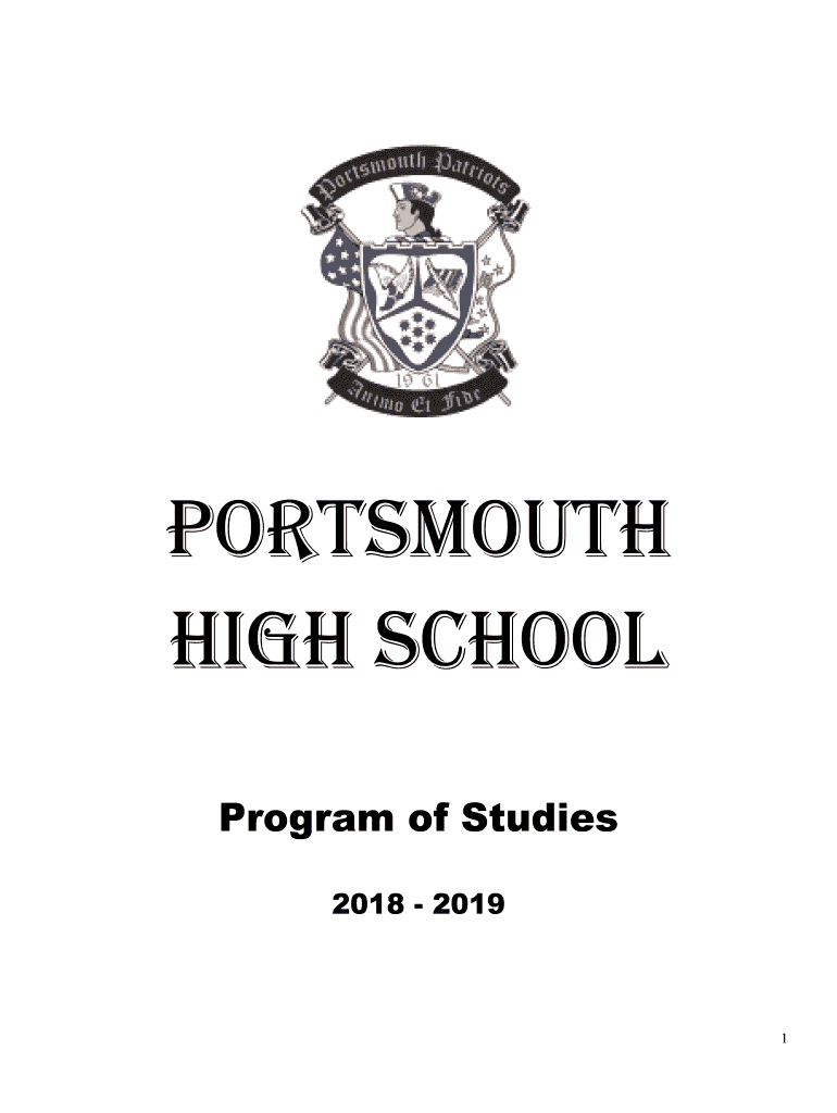 Fillable Online Portsmouth High School in Portsmouth, RI US News Best