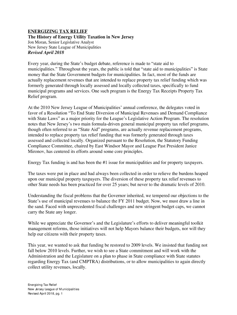 Fillable Online The Impact of Private Public Utility TaxExempt Bond