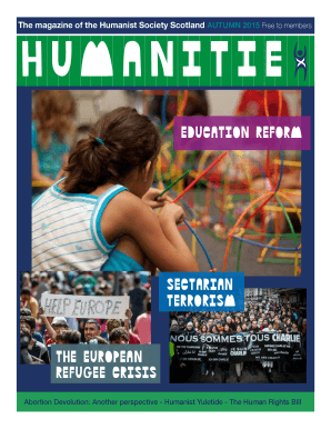 The magazine of the Humanist Society Scotland Free to ...