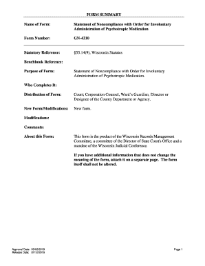 Order on Petition for Involuntary Administration of Psychotropic ...