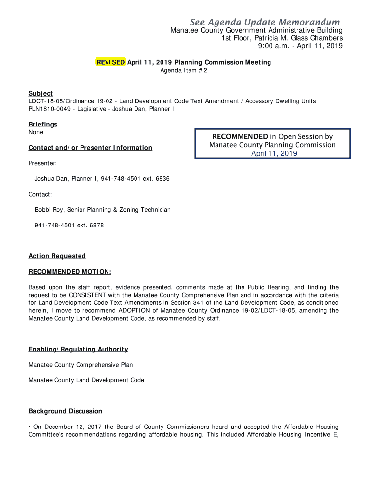 Fillable Online manatee county zoning ordinance z1815, gettel toyota