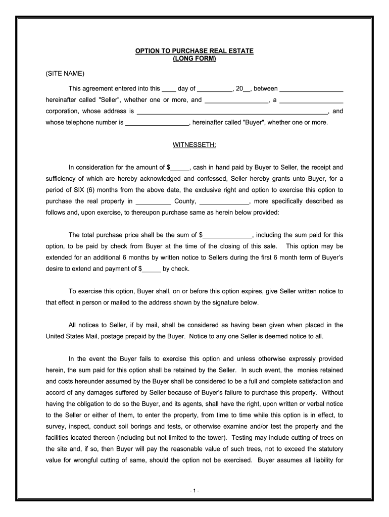 Real Estate Form - Fill Online, Printable, Fillable, Blank | pdfFiller