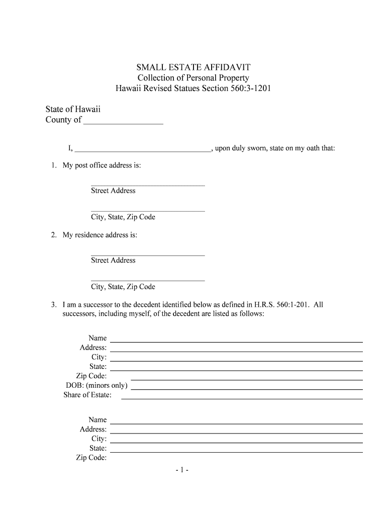 hawaii estate Preview on Page 1