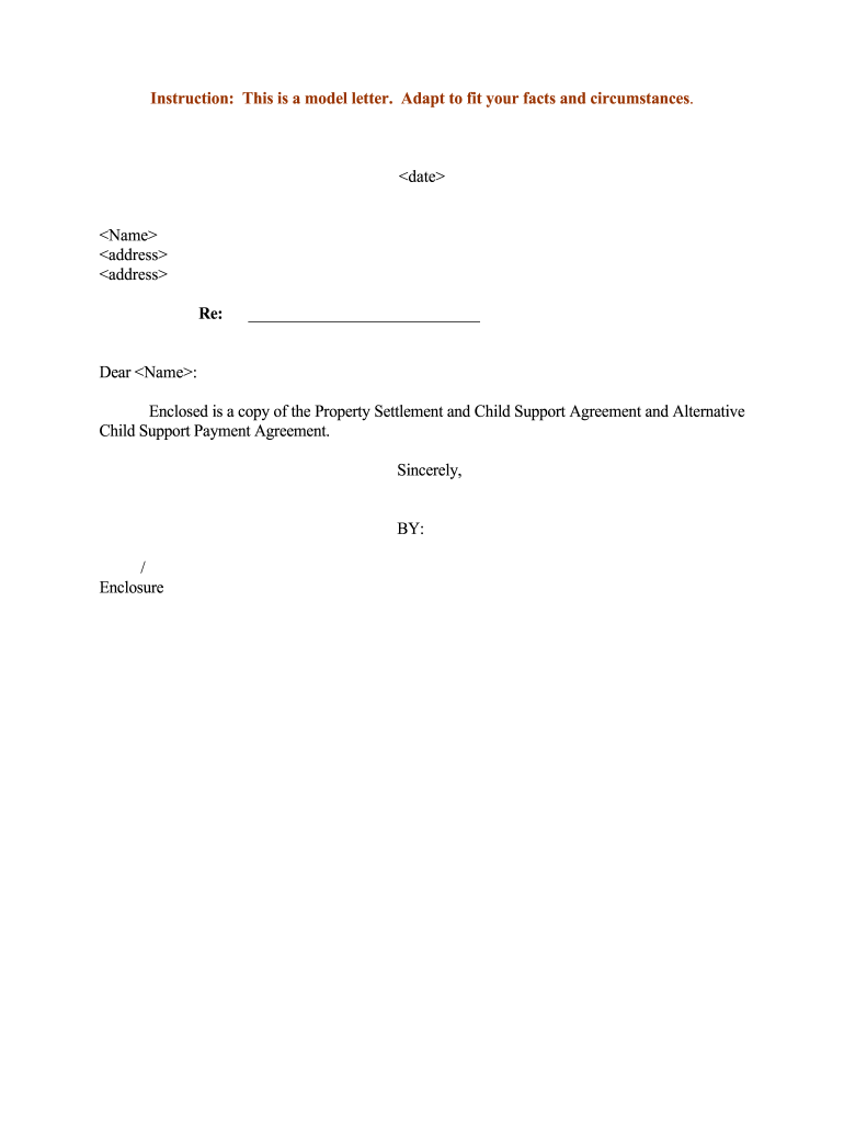 Child Support Agreement Fill Online Printable Fillable Blank 