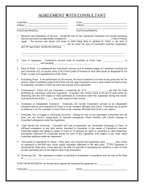 Free Consulting Agreement TemplatePDF &amp;amp; Word SampleFormSwift