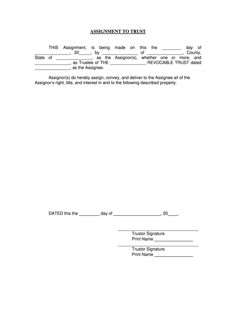 living trust form Preview on Page 1