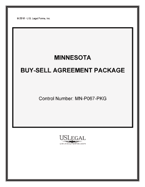 Minnesota Buy-Sell Agreement Package