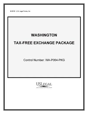Washington Tax Free Exchange Package