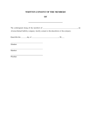 Arizona Arizona Dissolution Package to Dissolve Limited Liability Company LLC