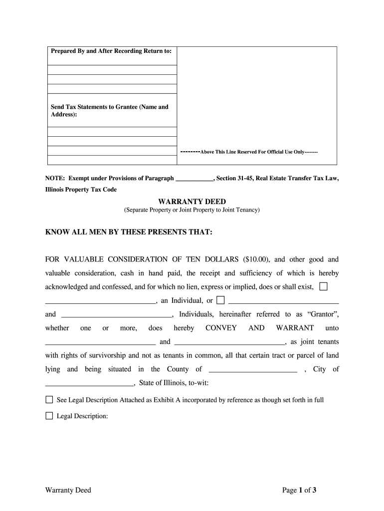 Joint Tenancy Fill Online, Printable, Fillable, Blank pdfFiller