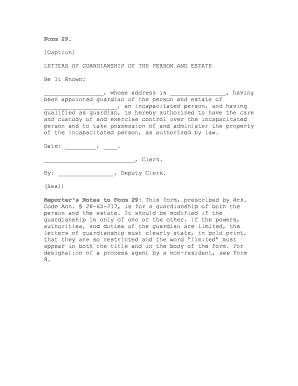 arkansas guardianship agreement