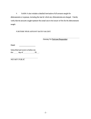 affidavit support form