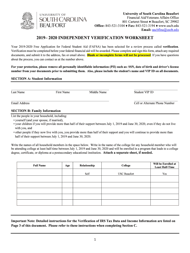 Request Info - University of South Carolina Beaufort Preview on Page 1