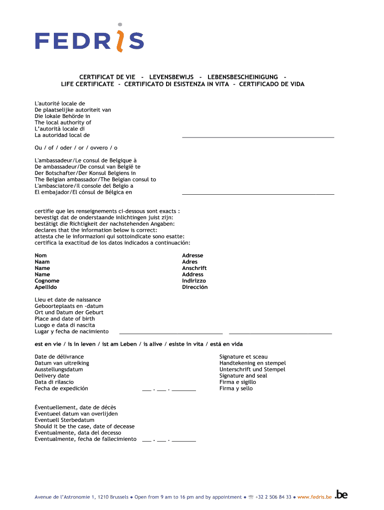 Comment Transmettre Certificat De Vie WDXMU