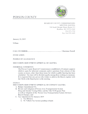 Human Resources - Person County, NC