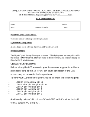 Lumhs online form