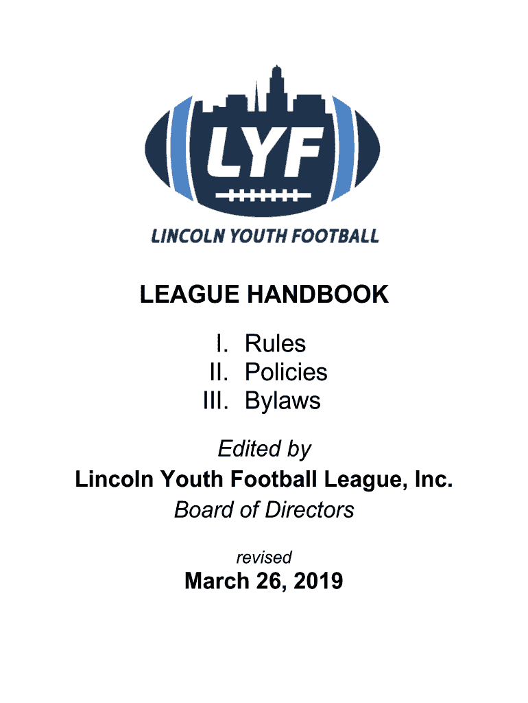 Texoma Youth Football League Rules Fill Online, Printable, Fillable