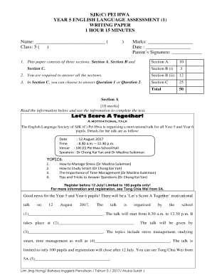 year 4 email writing