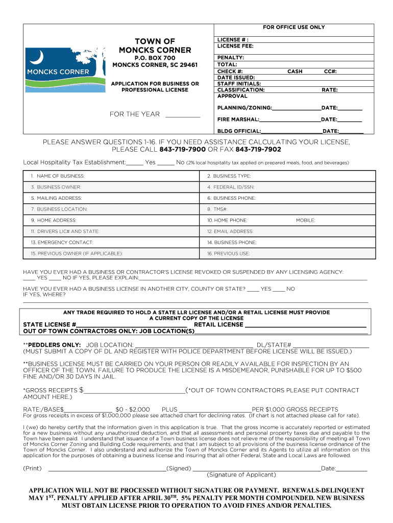 2018 south carolina license Preview on Page 1