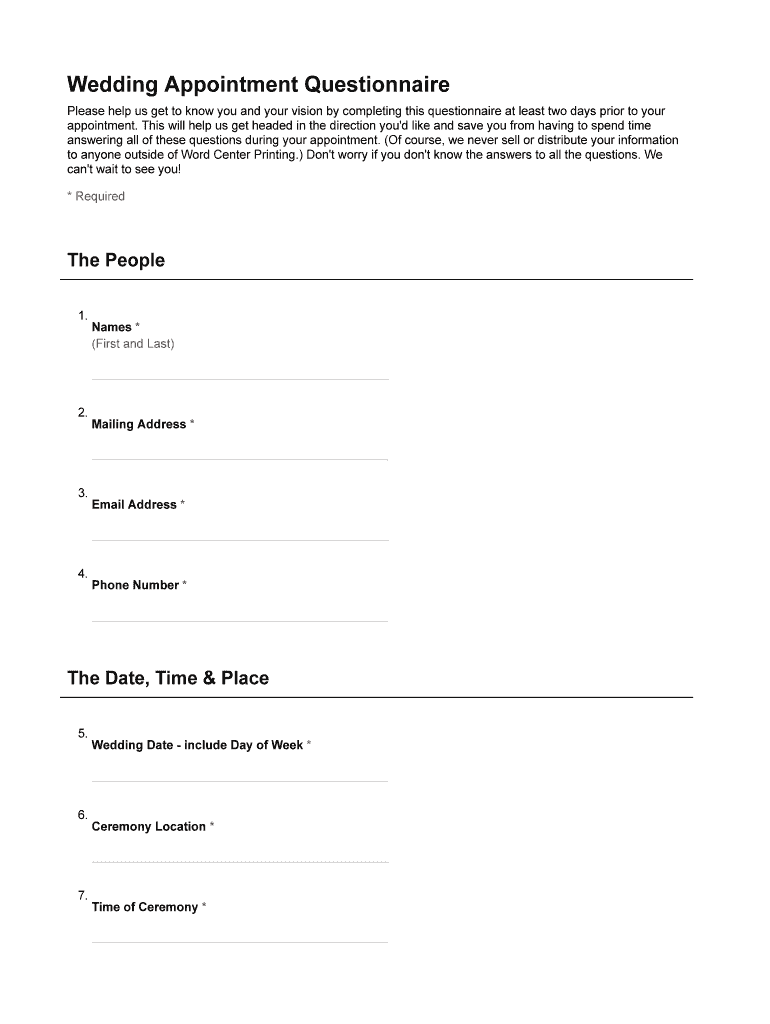 Form preview