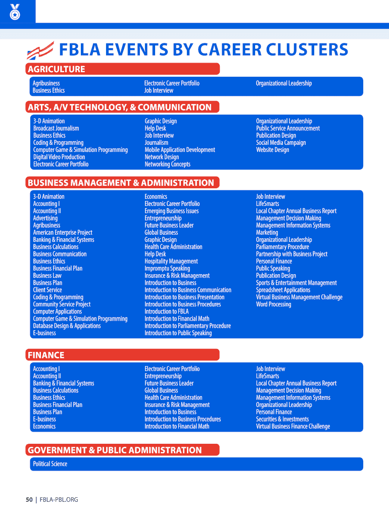 Fillable Online Electronic Career Portfolio FBLAPBL Competitive