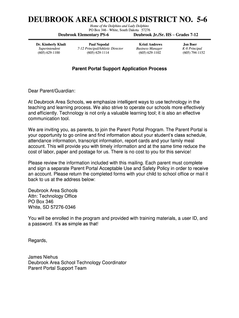 Fillable Online sp deubrook k12 sd Appendix B 1 of 19 South Dakota