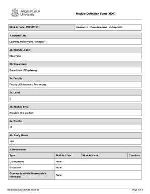 Form preview