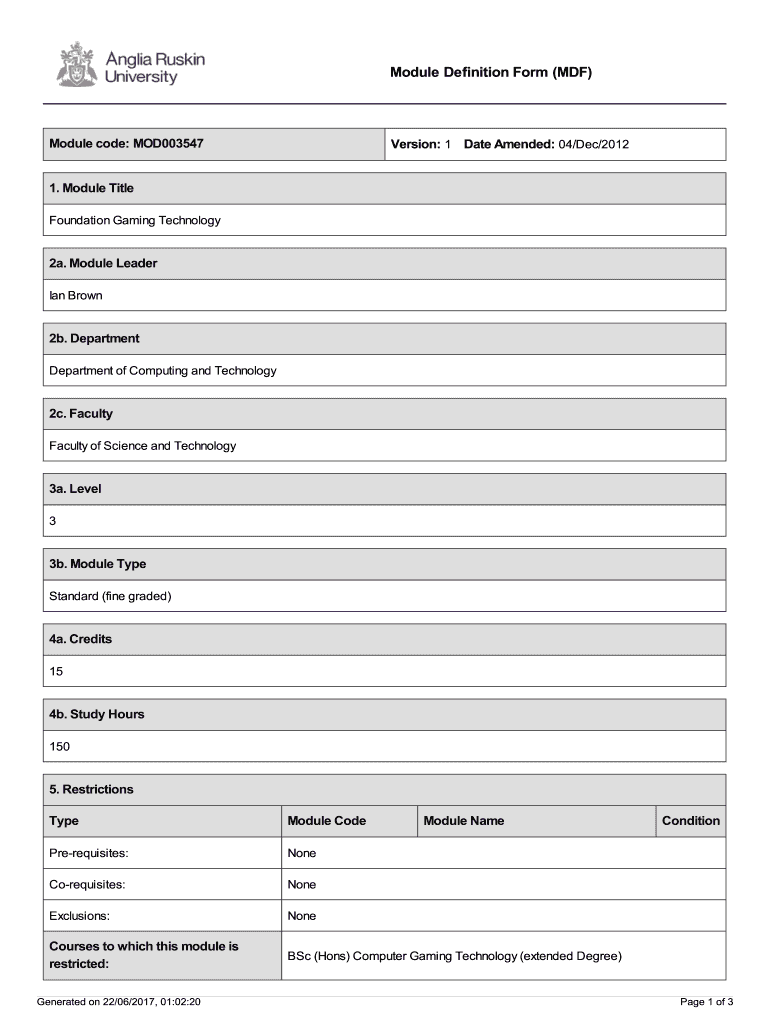 Form preview