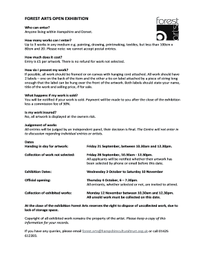 forest arts open exhibition - Forest Arts Centre