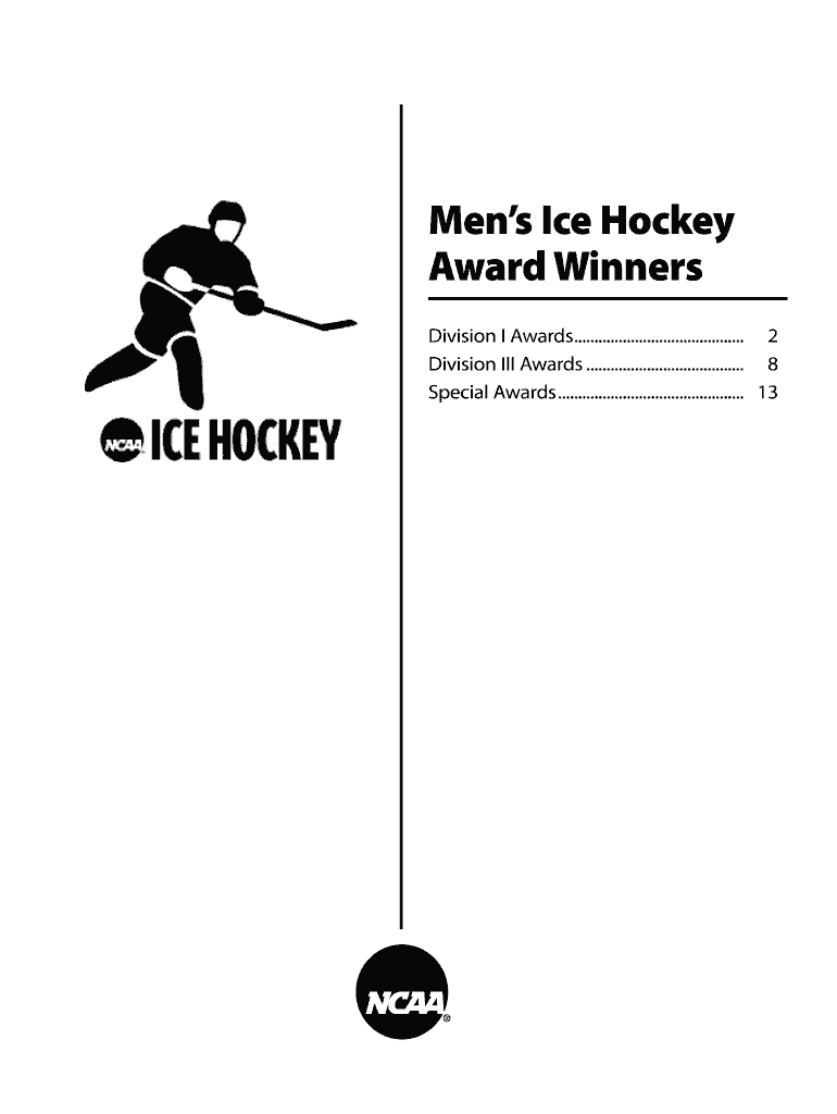 Fillable Online fs ncaa List of NCAA Division II Men's Ice Hockey