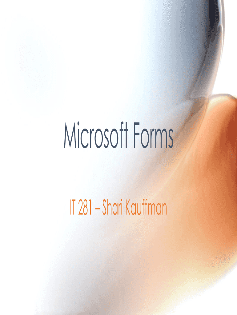 Form preview