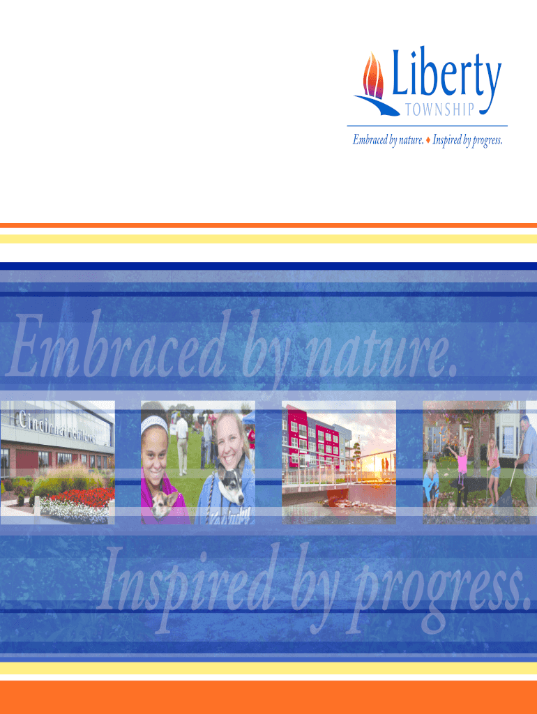 Fillable Online Liberty Township Economic Development Brochure (PDF