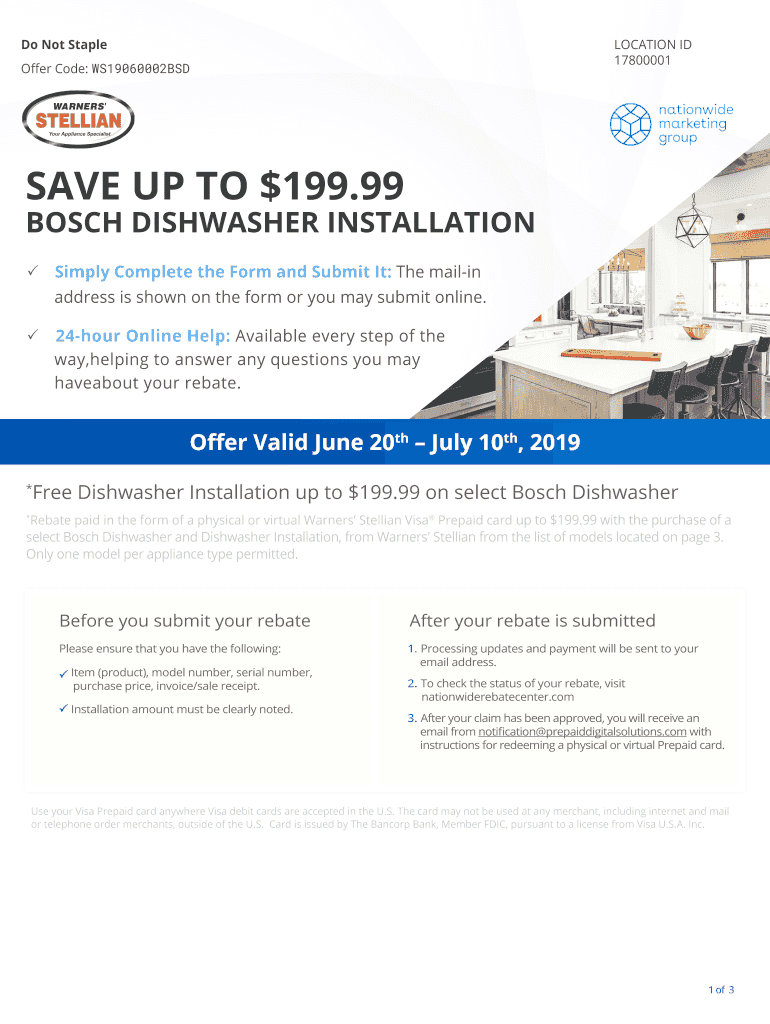 Fillable Online MAR1815 NationwideWarner's Stellian Bosch Free